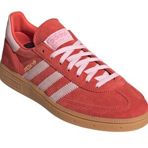 NWT Adidas Handball Spezial Red Pink Sneakers Gum Sole Size 5.5